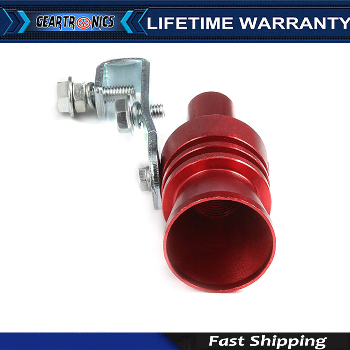 NEW Aluminum Turbo Sound Exhaust Muffler Pipe Whistle Blow off Valve Car