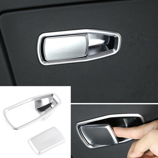 Silver ABS for Co -pilot Glove Box Handle Switch Cover for BMW 3 Series G20 G28 2020+