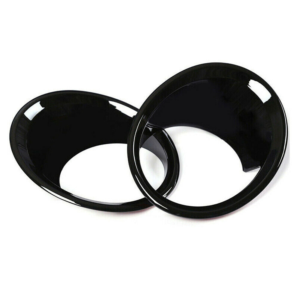 2-Pack for 2016-2019 for BMW X1 F48 Gloss Black Front Fog Light Covers