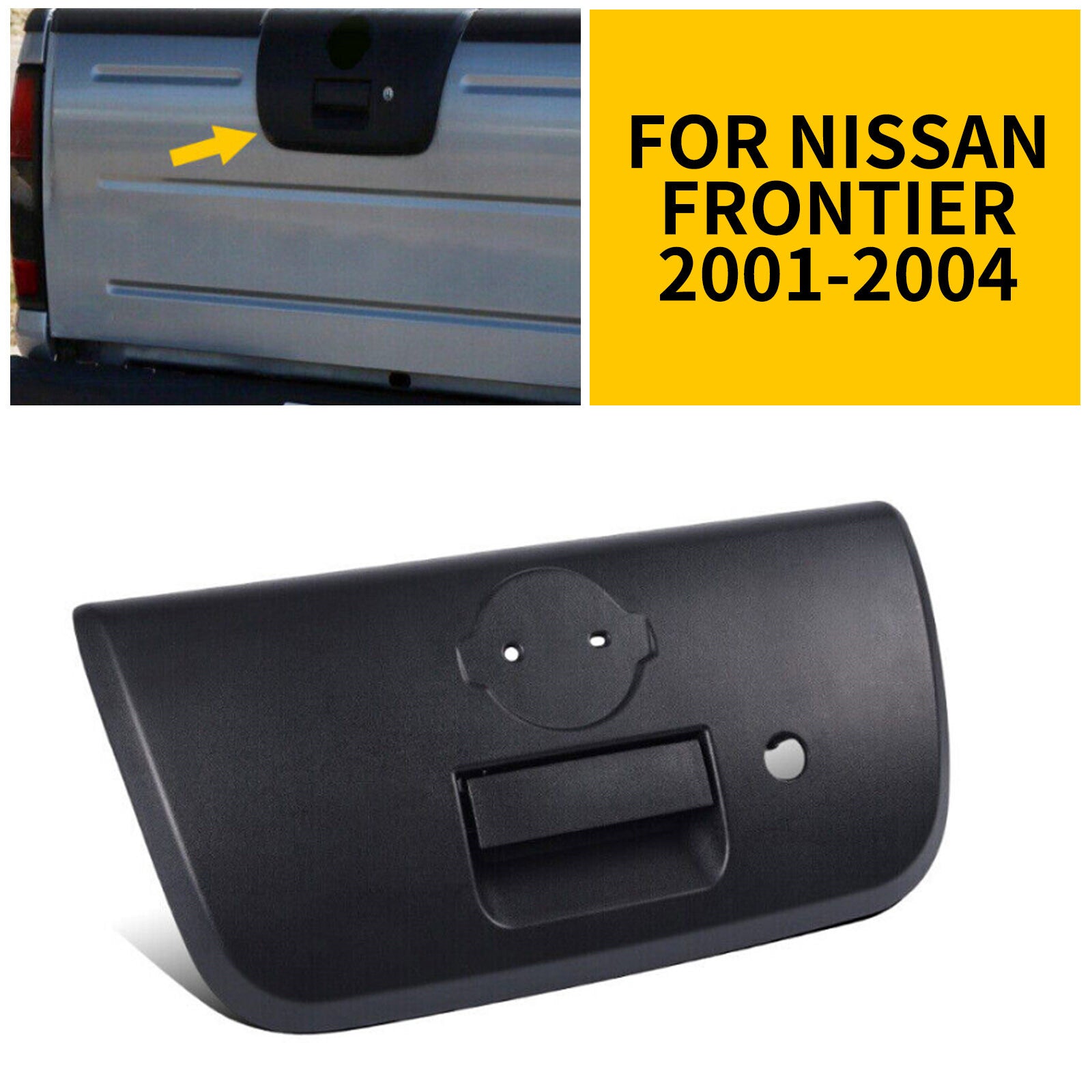 Suitable for 2001-2004 for Nissan Frontier tailgate handle with baffle and lock hole liftgate Assy Q
