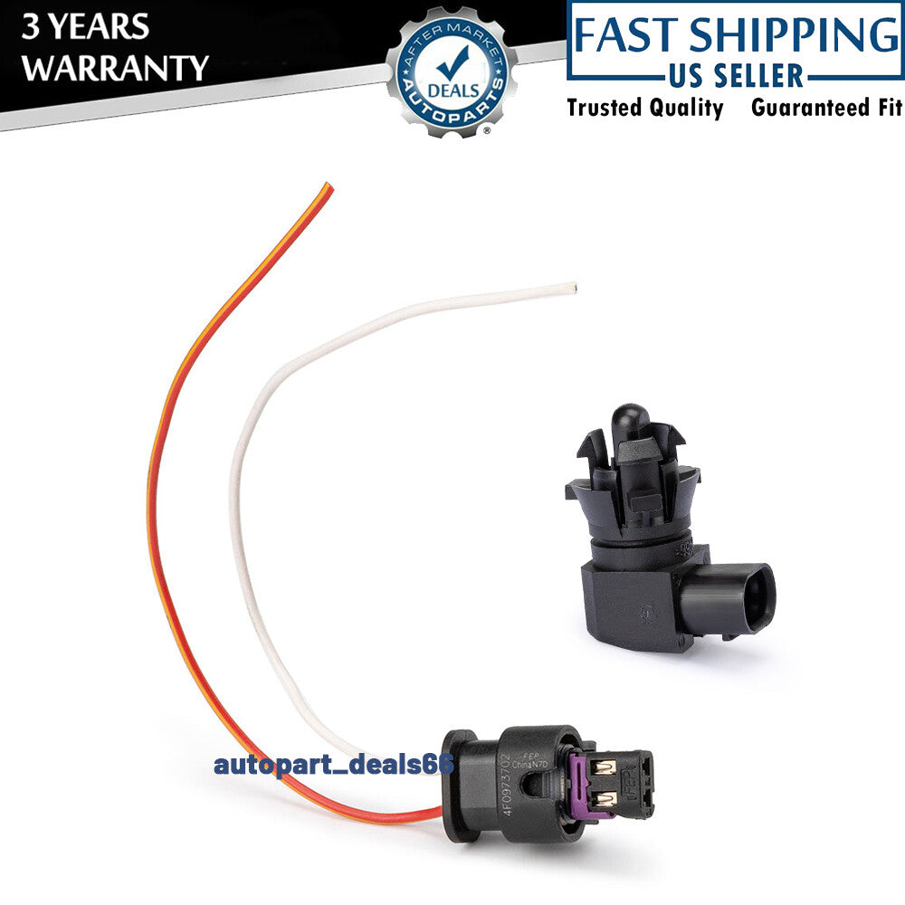 Ambient air temperature sensor and plug tail for Chevrolet for Buick for Cadillac Q