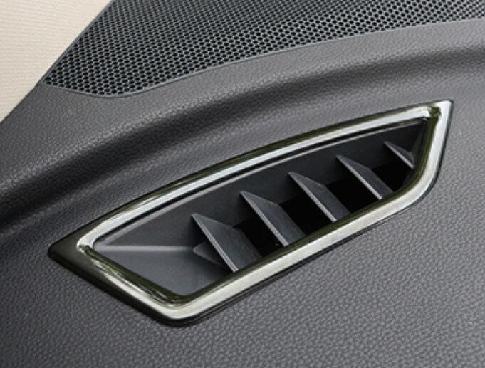 for Subaru Forester 2019-22 Black Titanium Dashboard Upper Air Outlet Vent Trim