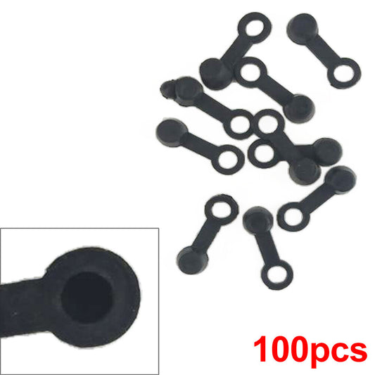 Brake Bleeder Screw Cap Lube Grease Nipple Oil Drain Tip Cover Motor 100pcs Q