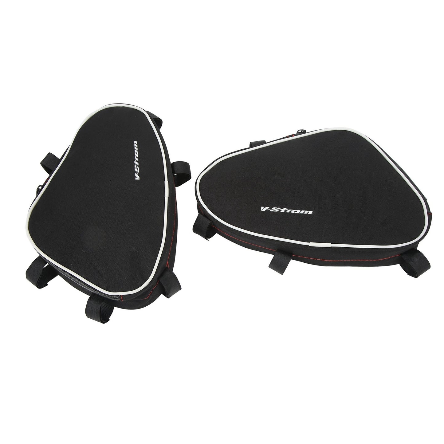 Motorcycle Frame Crash Bars Bag Repair Tool Placement Package Set Of 2 For Q