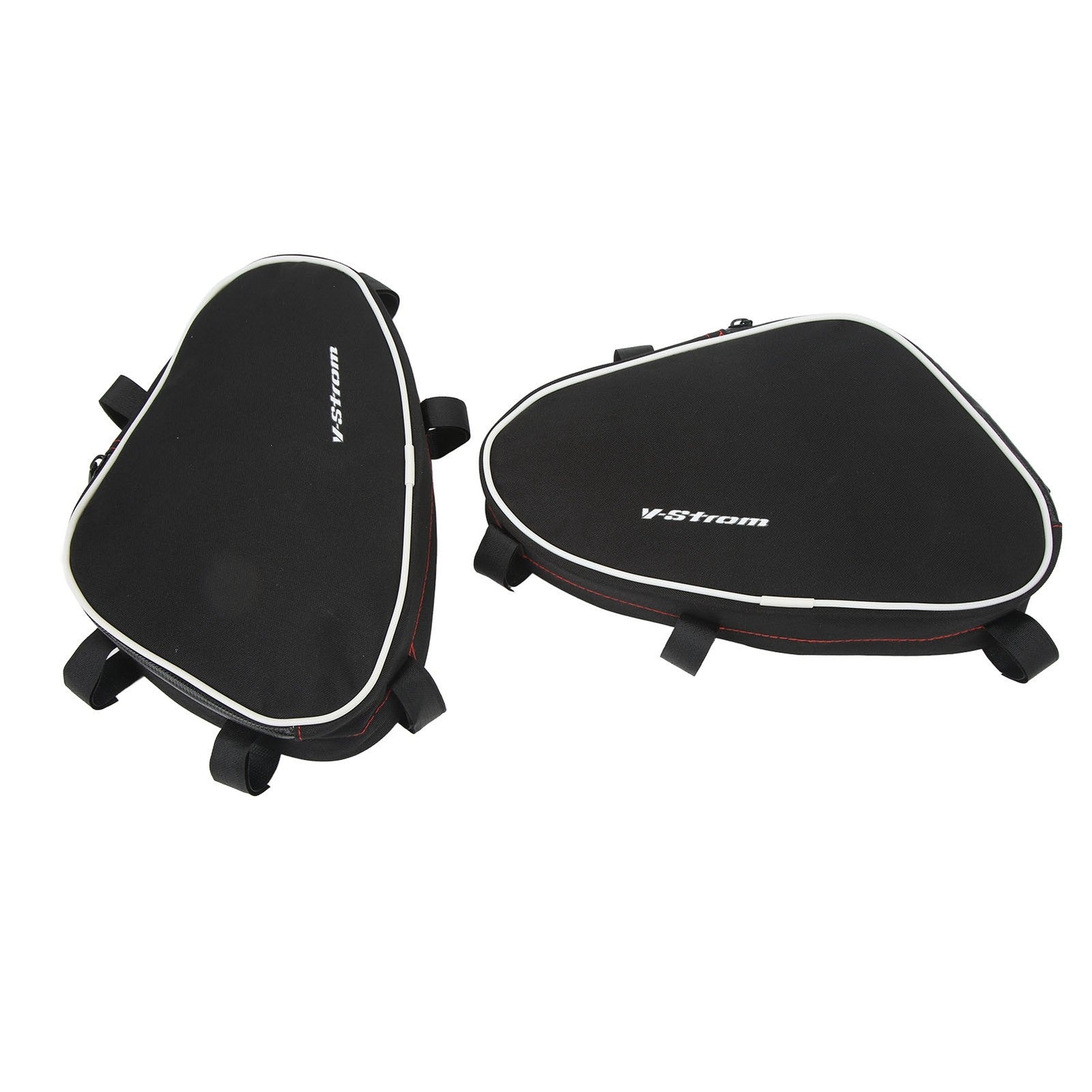 Motorcycle Frame Crash Bars Bag Repair Tool Placement Package Set Of 2 For Q
