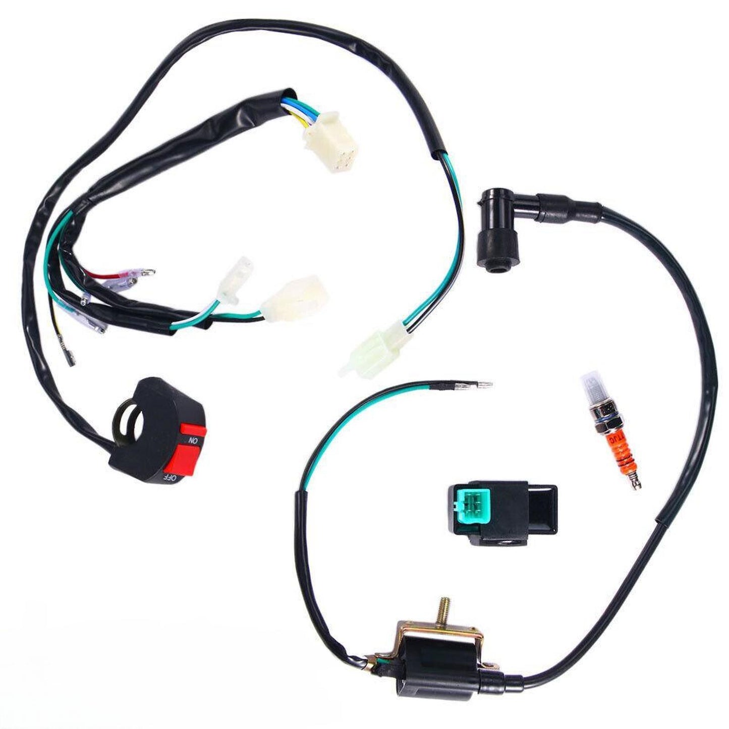 Engine Stop Switch Connector Wiring Loom Harness for Honda 110cc/125cc/140cc