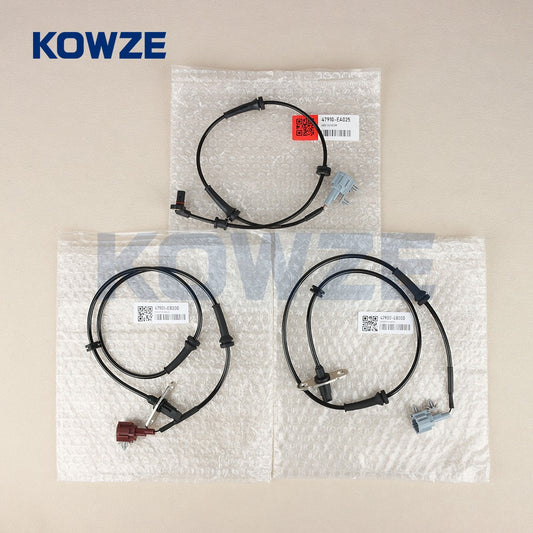 3Pcs Antiskid ABS Wheel Speed Sensor FRT & Rear for Nissan Navara D40 YD25DDTI Q