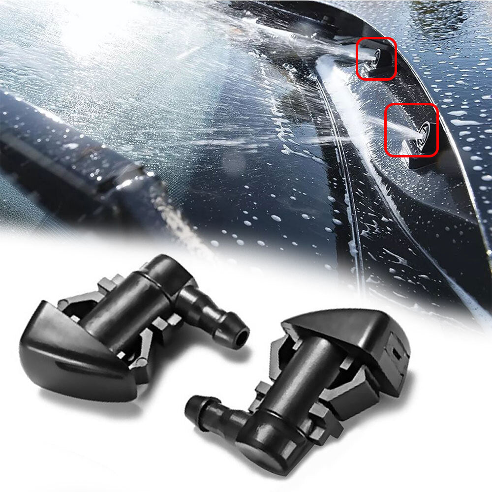 2-Piece Windshield Washing Spray Nozzle for Jeep Cherokee, for Dodge , and Durango Caravan n
