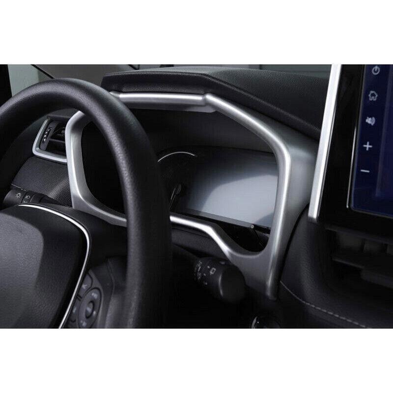 for Toyota RAV4 19-24 Silver Dashboard Meter Panel Frame Cover Trim Interior 1P