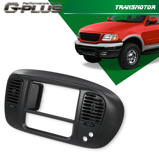 Black Center Dash Radio Bezel for 97-03 for Ford F150 Expedition with Vents - new