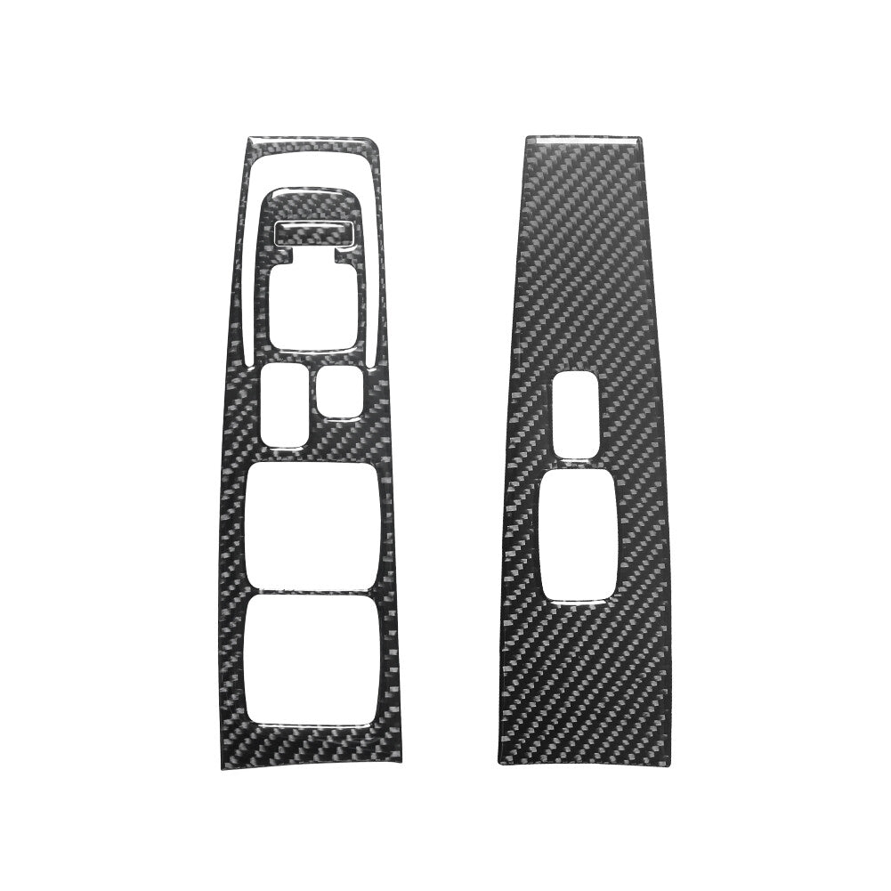 Red Carbon Fiber Navigation Panel Type A Cover For M-class 2006-11 v