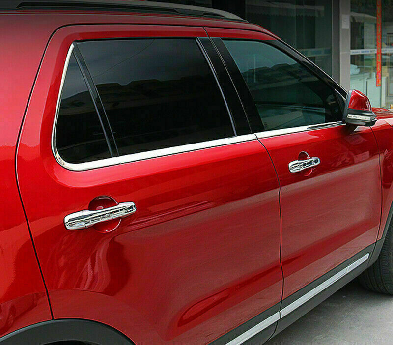 6pcs for Ford Explorer 2011-2019 S.Steel Car Bottom Window Frame Sill Cover Trim