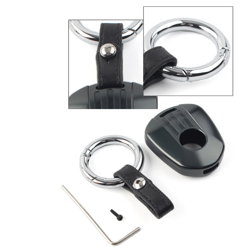 1xAluminum Alloy Key Case Cover for Honda Africa Twin CB650/400/500 CBR500 NC750 Q