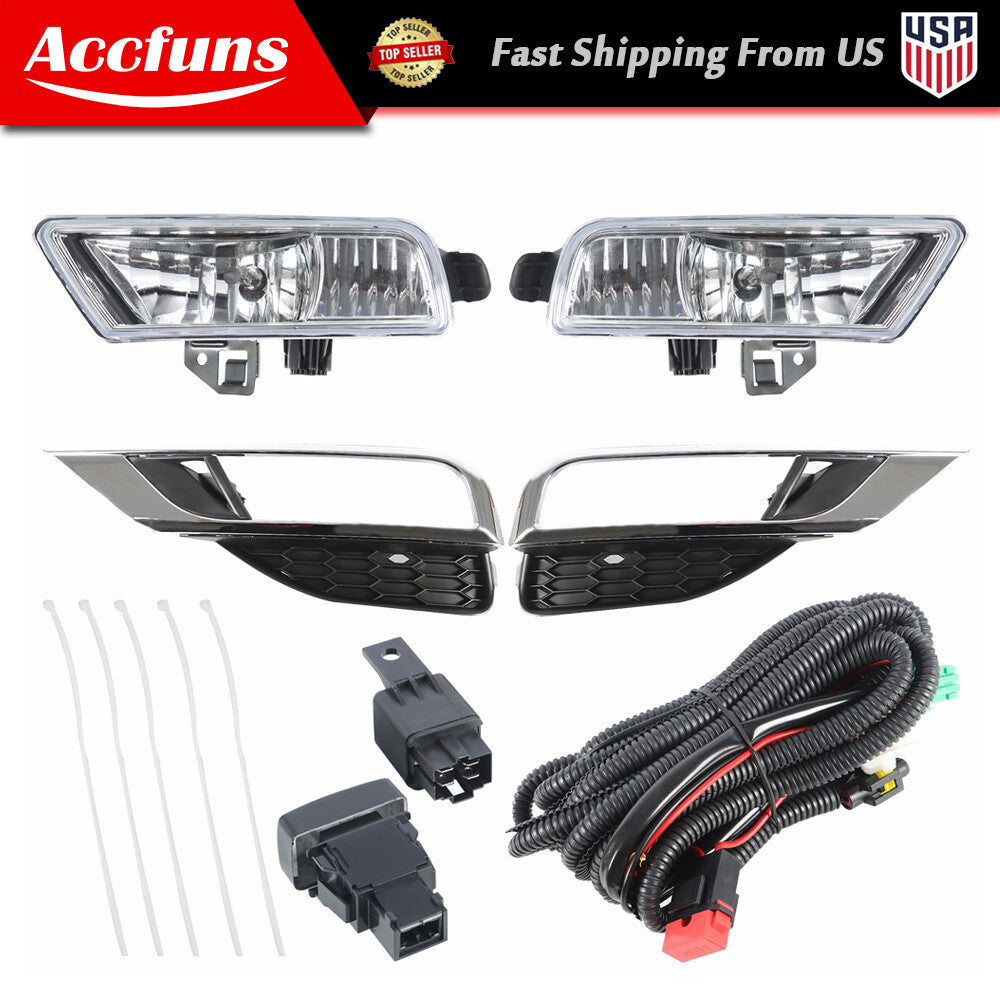 Front fog light kit for 2015-2016 for Honda CRV - including wiring and switch. n