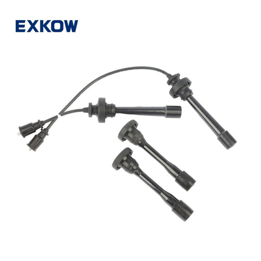 4PCS/Set Spark Plug Cable Set for Mitsubishi Pajero IO Lancer Mirage MD334043 Q
