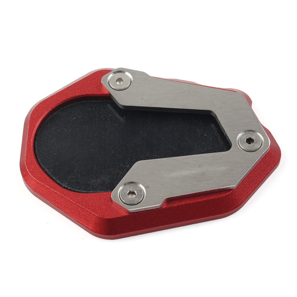 Seitenst?nder-Vergr??erer-Fu?unterlage-Auflageplatte for BMW F900R 2020-2024 Rot