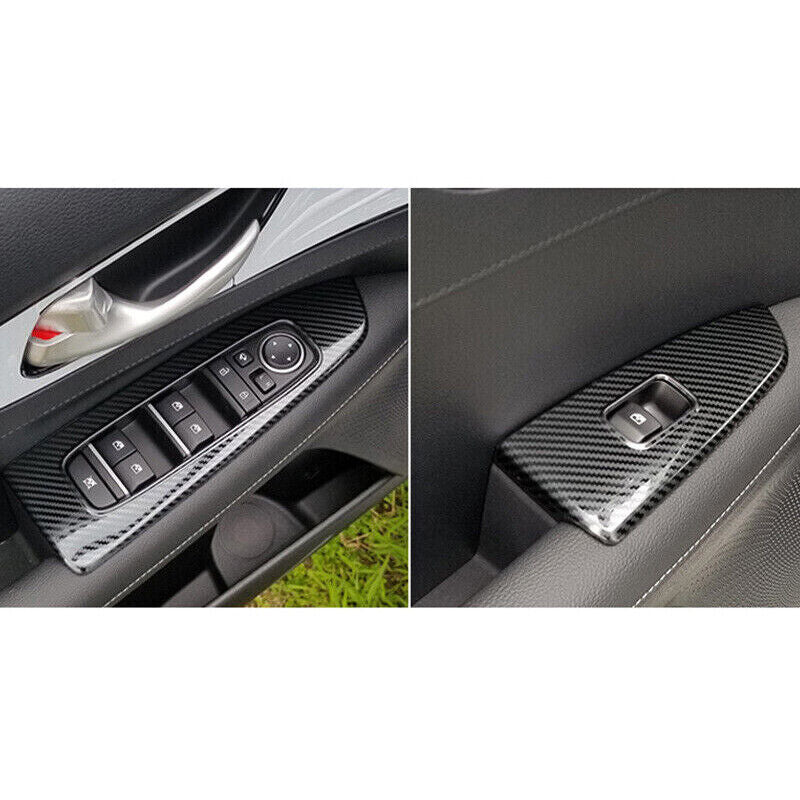 For Altima 2019-2022 ABS Glossy Black Rear View Side Mirror Cover Trim v