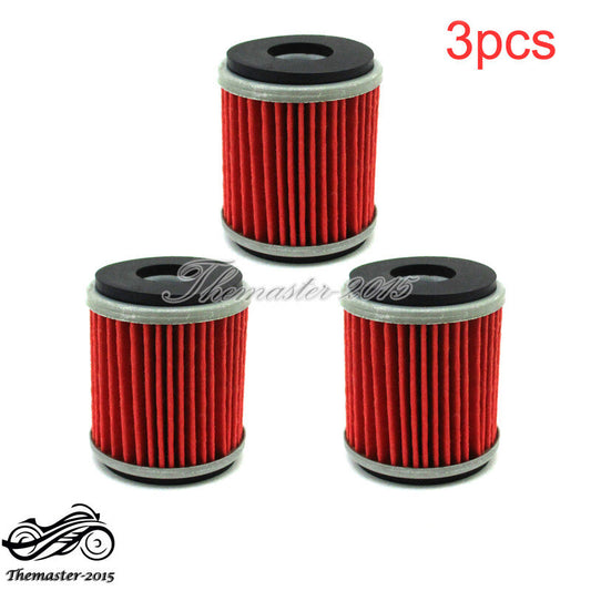 3x Oil Filter for Yamaha YZF R125 YZ 250 250F 450 450F WR 125R 125X 250R YFZ450 Q