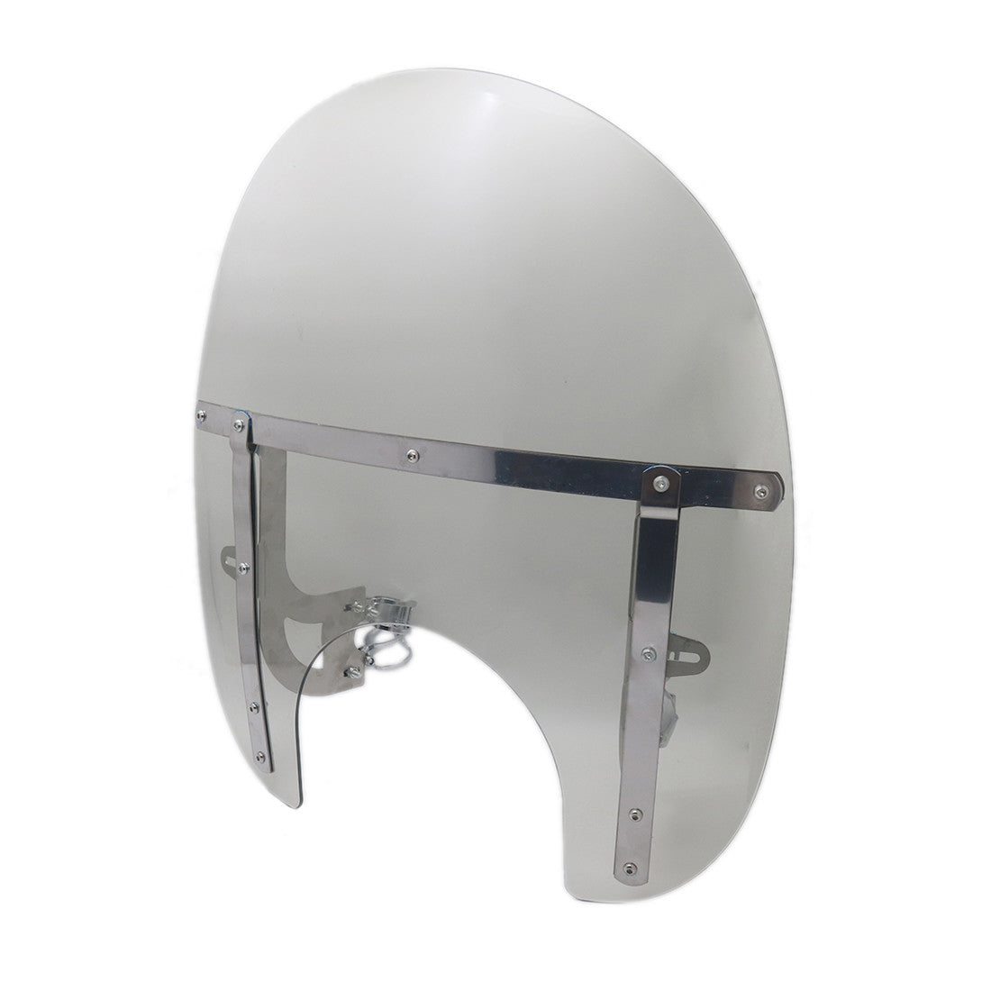 Motorcycle Tea Deflector Windshield Windscreen W/ 33-43mm Front Fork Tube Mount Q
