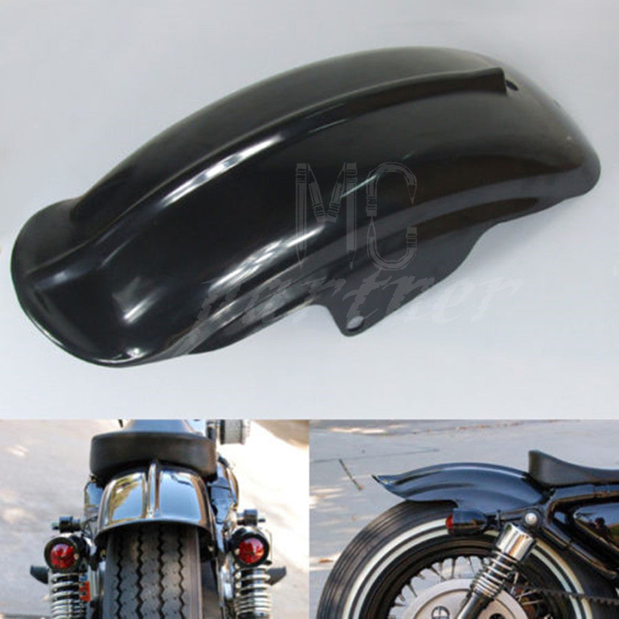 Black Rear Mudguard Fender for Harley Sportster 883 883R 1200 1994-2003 Q