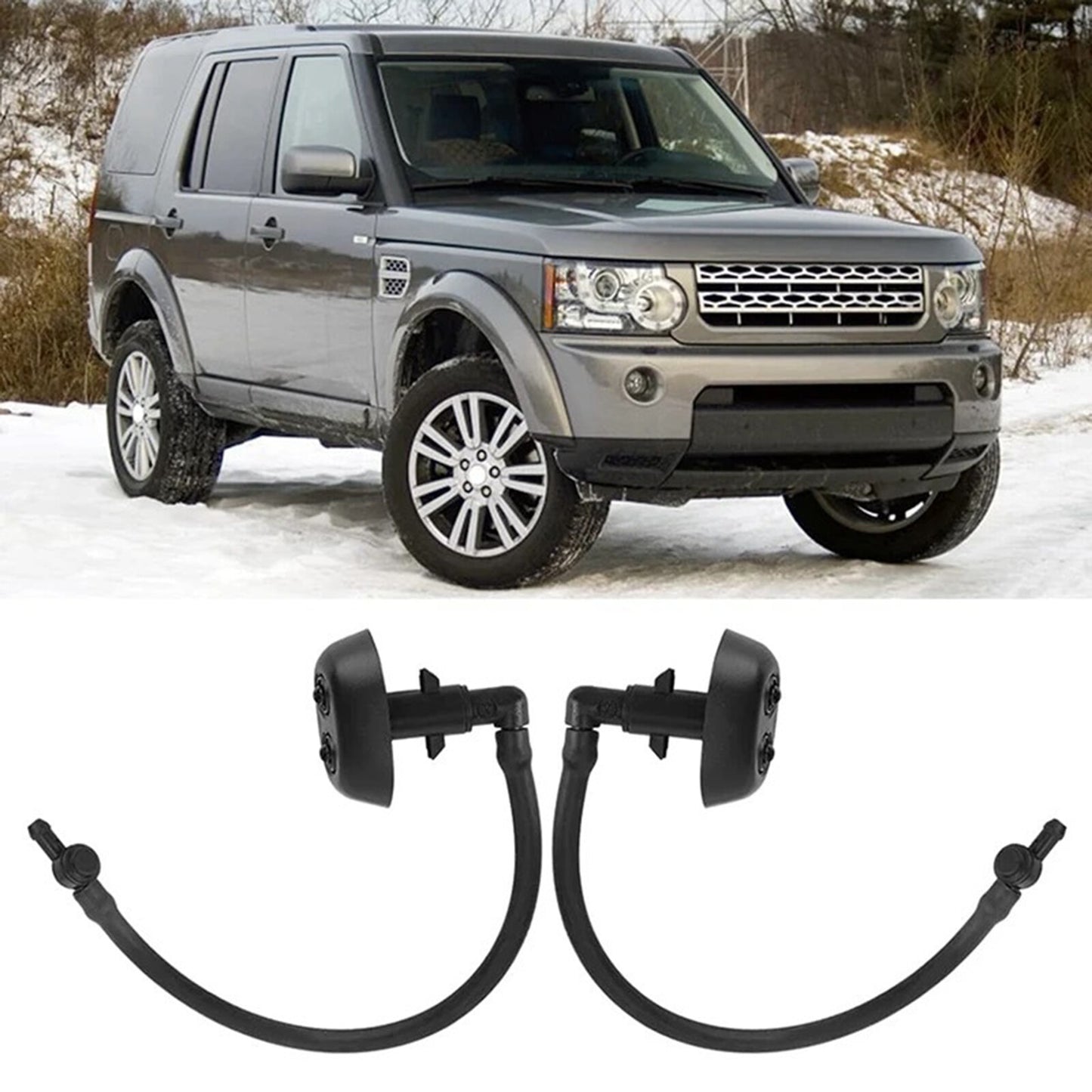 Front left and right headlights/washing machine nozzles suitable for Land Rover LR4 LR013958 LR013957