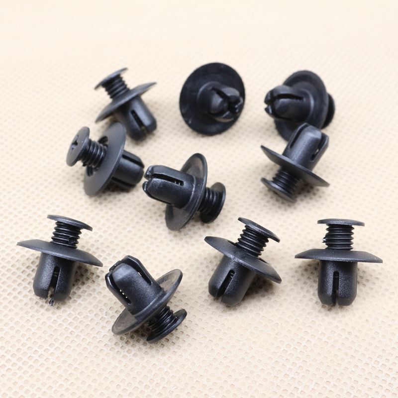10-piece set of front and rear fender push-type clips for Mazda UB3945919