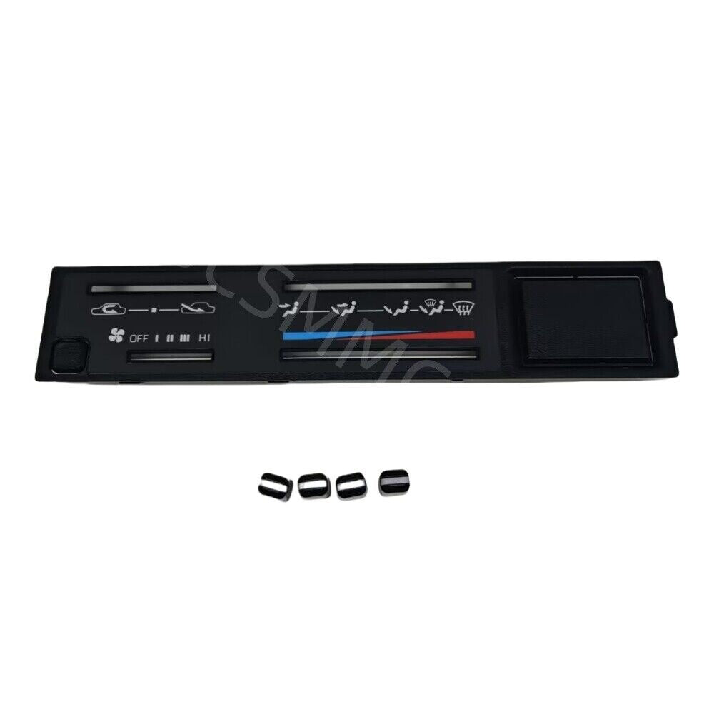 Heater A/C Vent Dash Control Faceplate W/4 Knobs For Pickup 1984-1988 New n