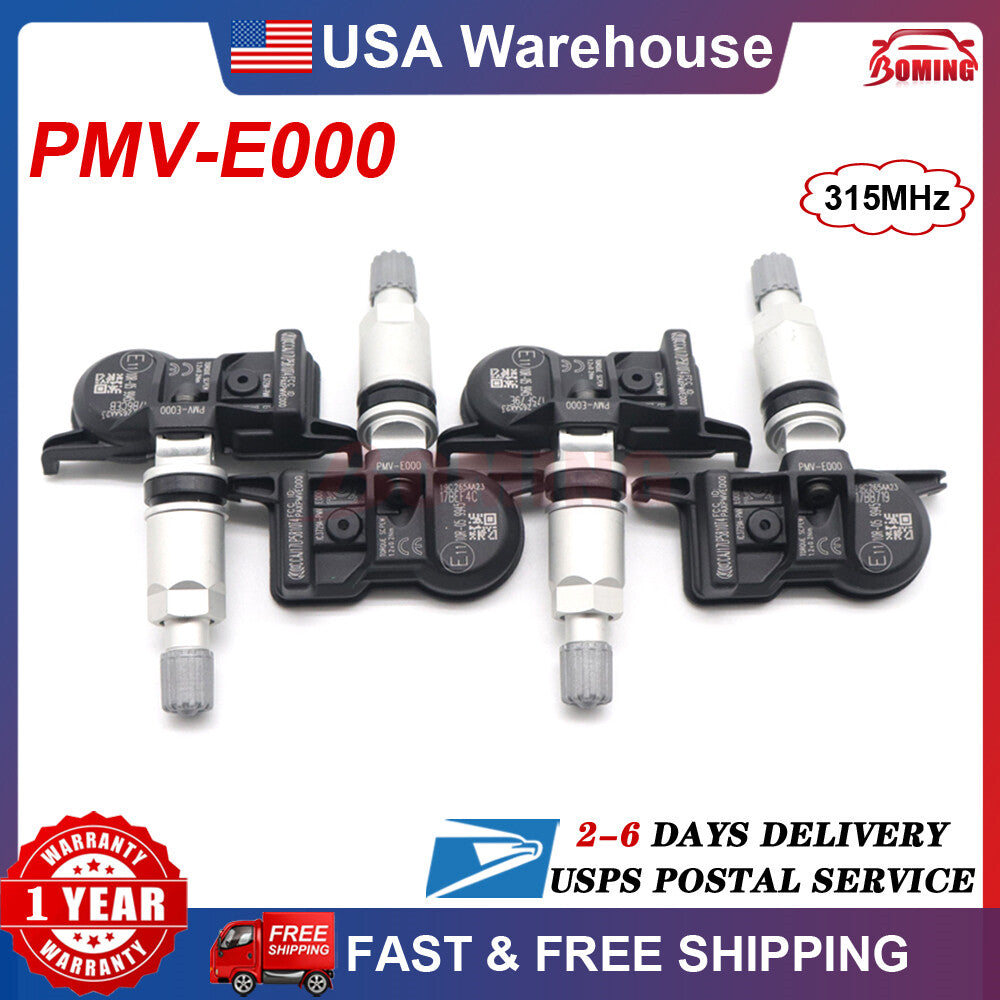PMV-E000 4 new TPMS Tire Pressure Sensors for Toyota for Camry and for Lexus 42607-02050