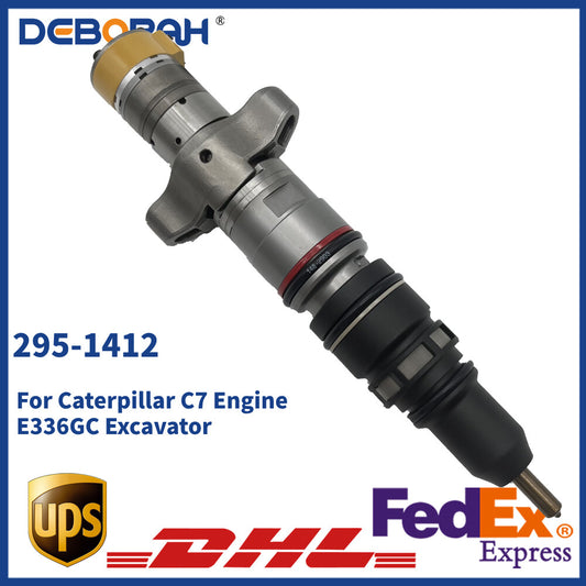 295-1412 New Fuel Injector 268-1836 For Caterpillar C7 Engine E336GC Excavator