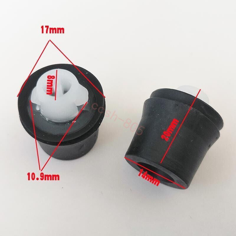 5 Pcs Car Bumper Hood Door Damper Rubber Buffer for Toyota Q