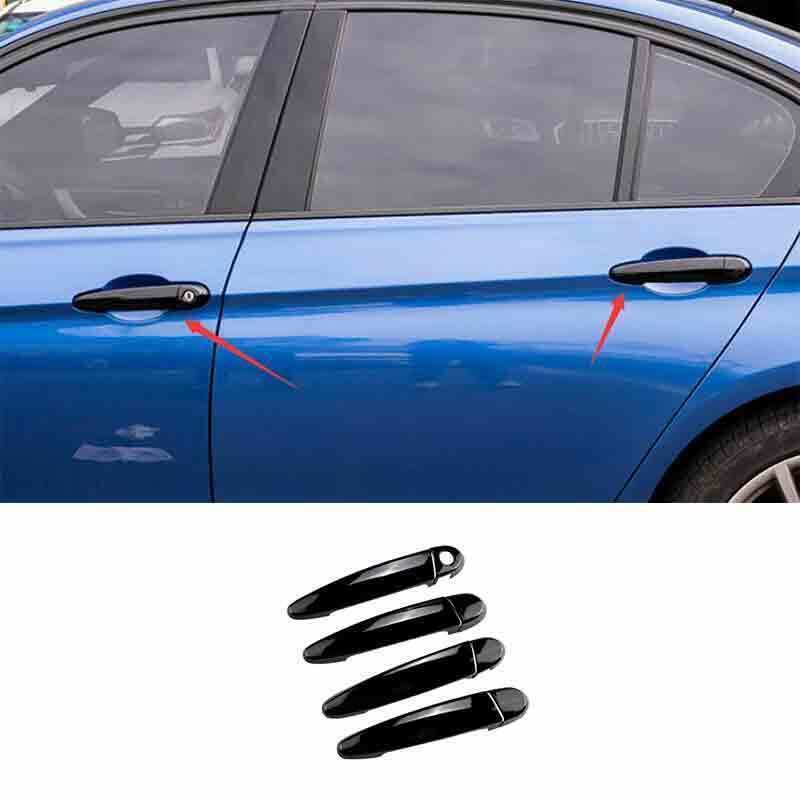 for BMW X3 F25 2011-2017 Gloss Black Exterior Outside Door Handle Cover Trim 8P