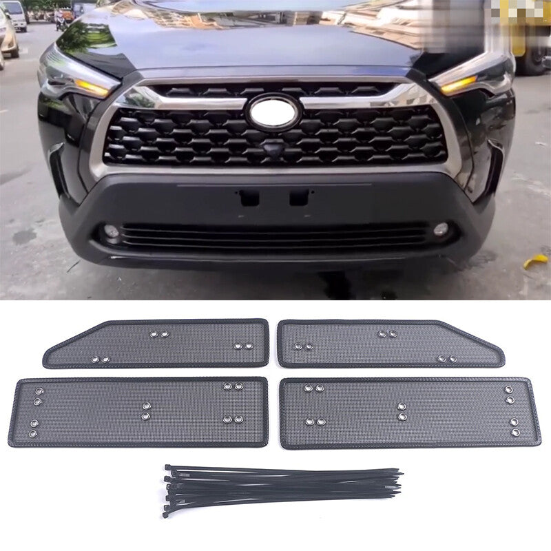 for Toyota for Corolla Cross 2020-23 Steel Front Grill Grille Grid Insect Proof Net