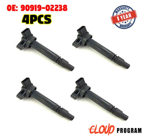 4pcs Ignition Coil 90919-02238 For 2003-2007 Celica for Corolla Matrix 1.8L v