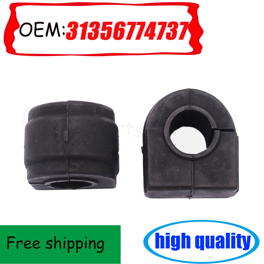 2-Piece Front Stabilizer Sway Bar Bushings for 2007 - 2014 X5 X6 E71 E70 31356774737- n