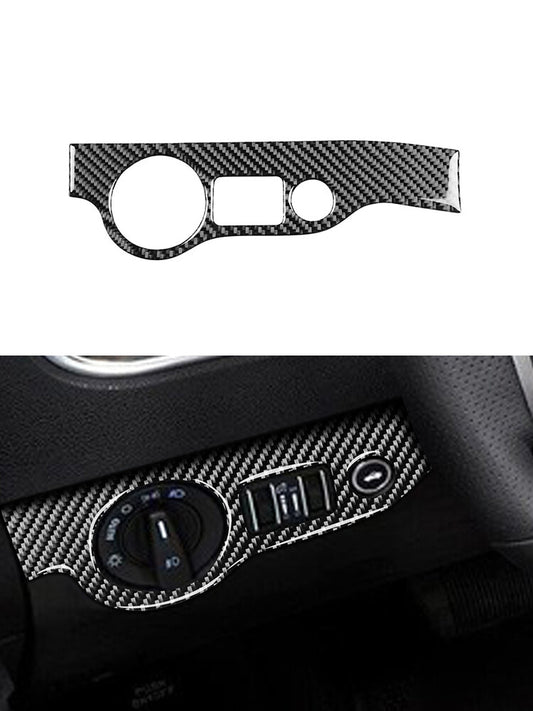 Red Center Water Cup Holder Frame Carbon Fiber Trims for VW for Golf 8 MK8 GTI 20-21 v
