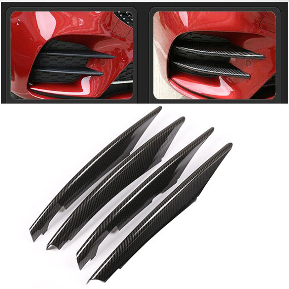 4X Car Front Fog Light Lamp Cover Trim Molding Fit for Mercedes-Benz A-Class 2019-20