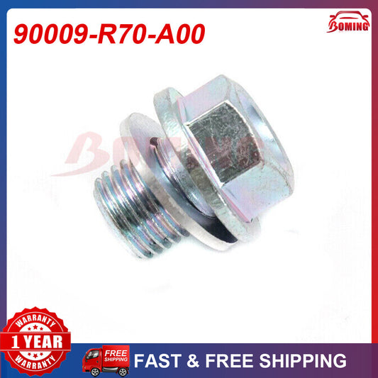 90009R70A00 Drain Sump Bolt Plug for Honda for Civic MK3 MK5 MK7 Accord MK6 Q