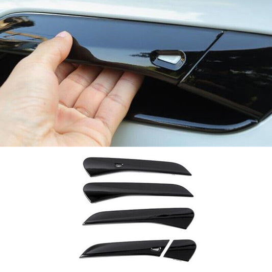 Glossy Black for Volkswagen ID.4 2021-2024 Side Door Handle Molding Cover Trim