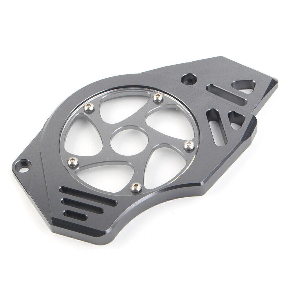 CNC Front Chain Sprocket Cover Guard Fit for Kawasaki ER6N ER6F 2006-2017 Grey Q