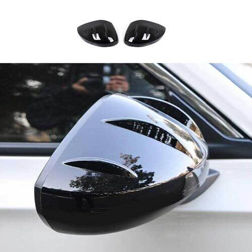 2pcs Black Cover Trim ABS Exterior Rear View Mirror for Honda for Civic 2022-2023