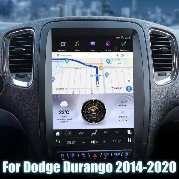 for Dodge Durango 2014-2020 for Tesla Screen Carplay GPS Navi Android Radio Stereo