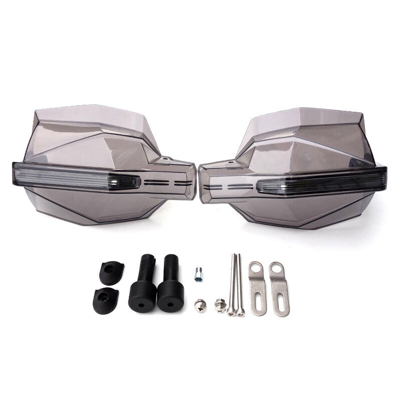 2-Piece Motorcycle LED Windshield Guardrail Signal Lights Amber Handlebars 7/8 Inch n