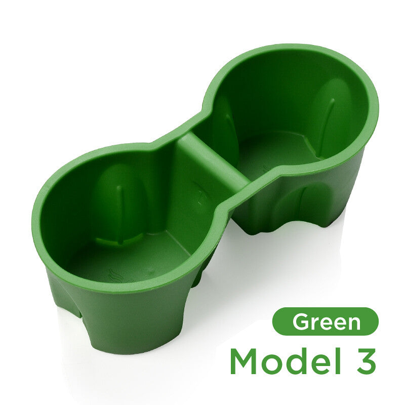 Water Cup Holder Storage Box for Tesla Model 3 2017-2020 Model3 Accessories PVC