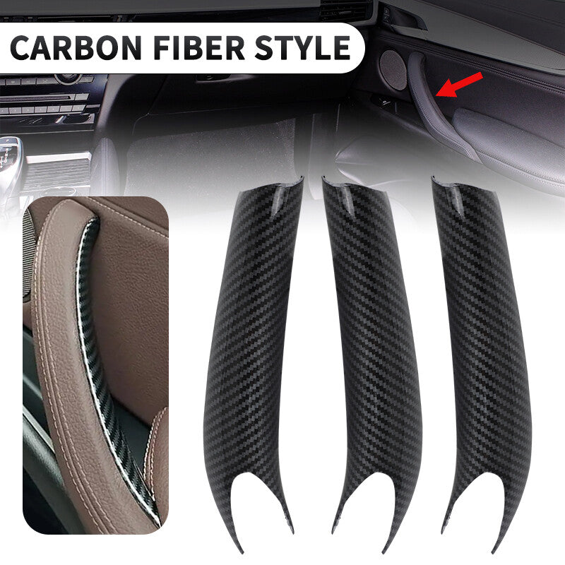 Inner Handle Interior Door Panel Pull Trim Cover fit for BMW X5 X6 F15 F16 2014-2018