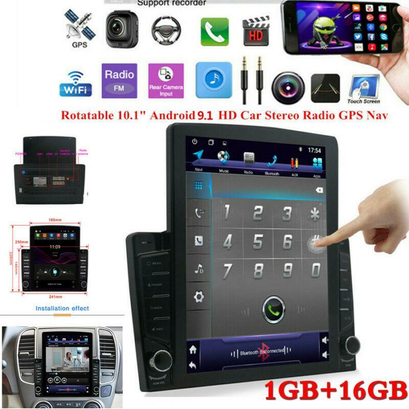 10.1-inch 1DIN Android 9.1 16+1G Car Stereo Radio GPS Navigation Bluetooth n