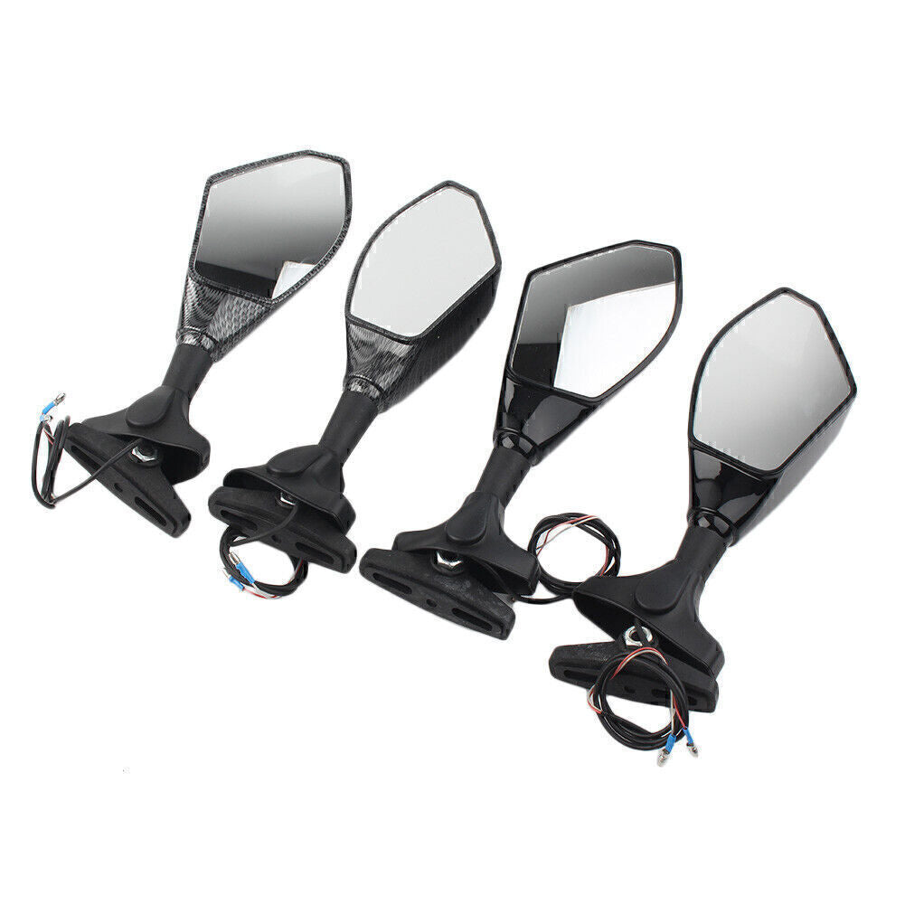 Motorrad R¨¹ckspiegel Spiege Paar LED Blinkerf¨¹r for Ducati for Honda for Kawasaki for Yamaha