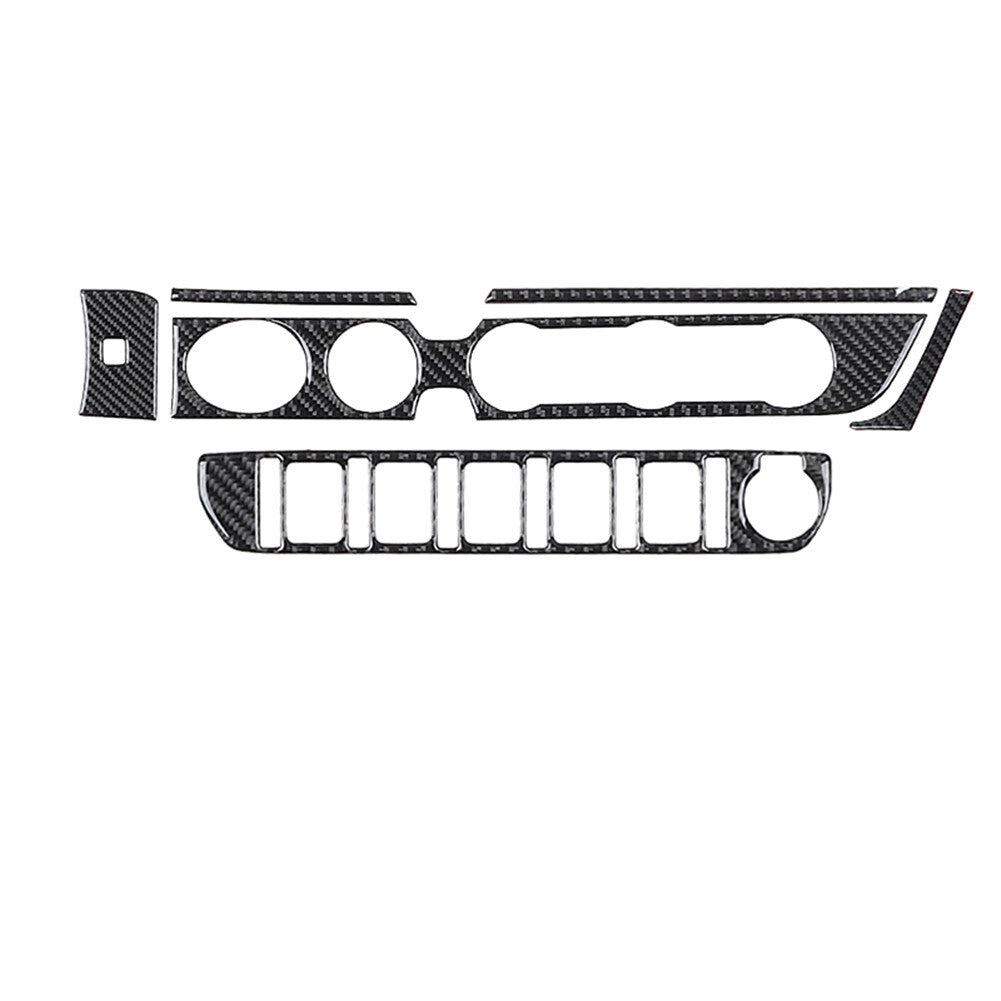 4X Carbon Fiber Interior Central Console Cover Trim for Mazda MX-5 Miata 2009-15 v