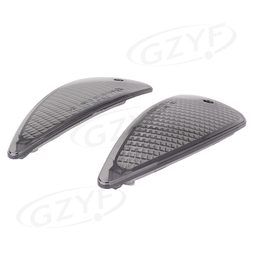 Smoke Front Turn Signal Light Indicator Blinker Lenses Fit for BMW K1200RS 1997-2001