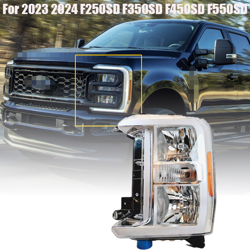 DRIVER SIDE For 2023 2024 F250SD F350SD F450SD F550SD LH HEADLIGHT PC3Z13008G n
