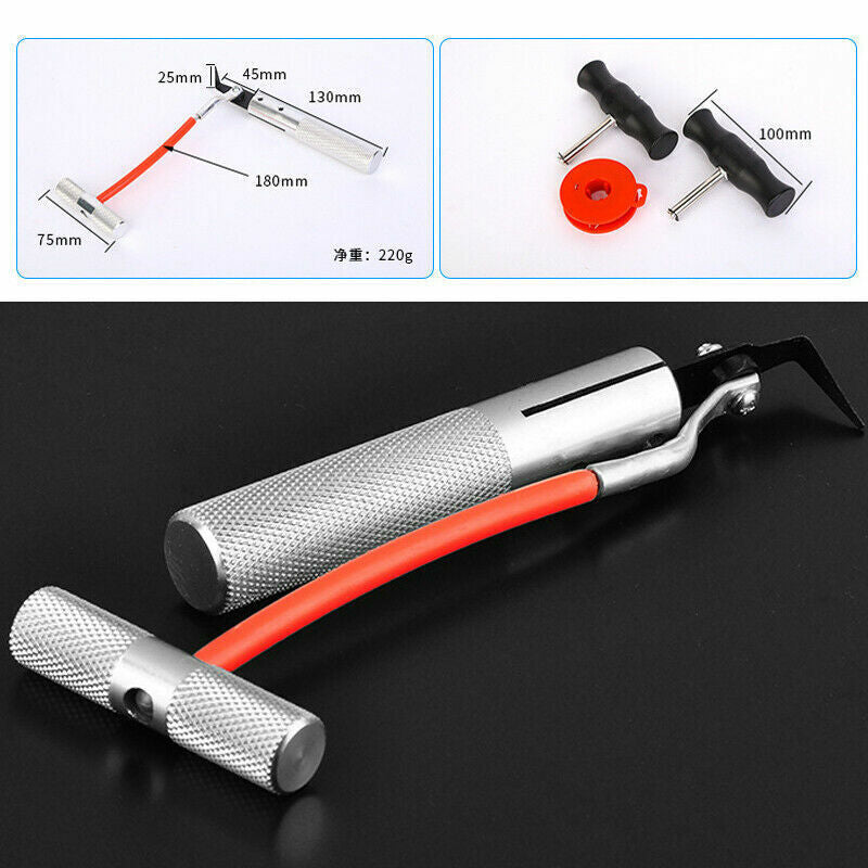 Car windshield seal rubber glass removal, repair and disassembly tool kit - n